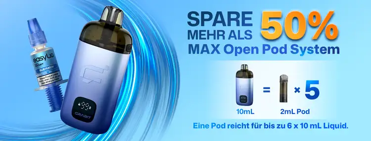 GRABIT MAX Open Pod - 10 ml high-performance system