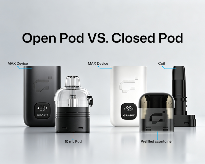 Open pod and closed pod system comparison