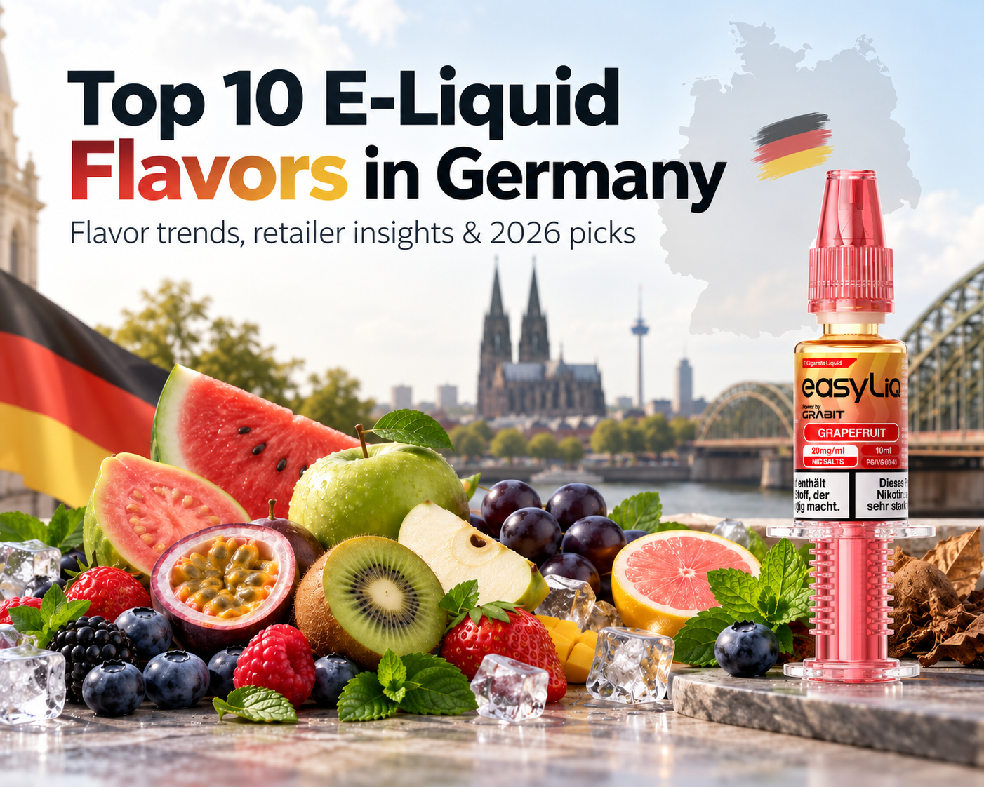 Top 10 e-liquid flavors in Germany in 2026