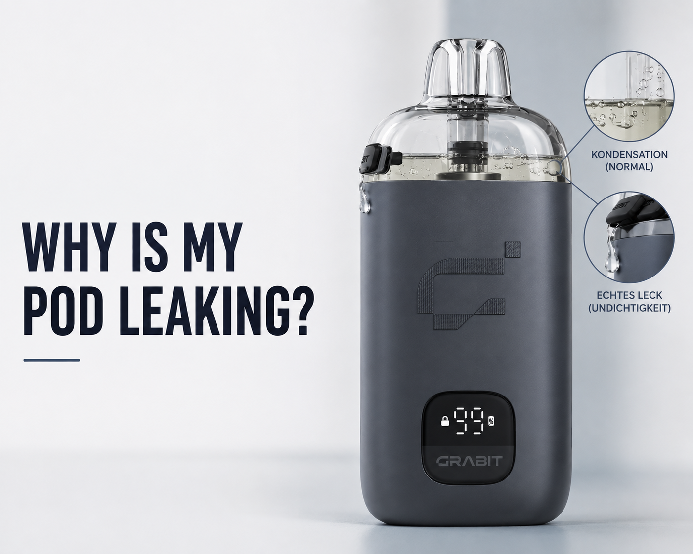 Vape pod leaking causes and fixes guide
